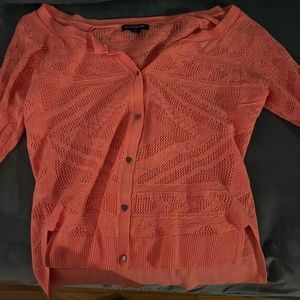 pink sweater/cardigan